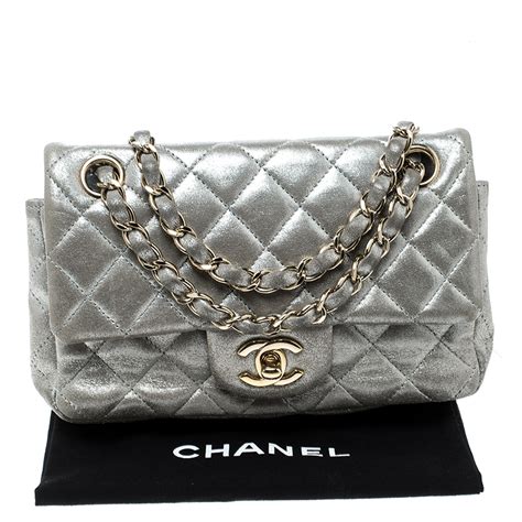 chanel handbag silver|genuine chanel handbags for sale.